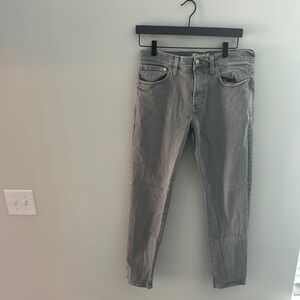 Madewell Gray Jeans Athletic Fit ( never worn )